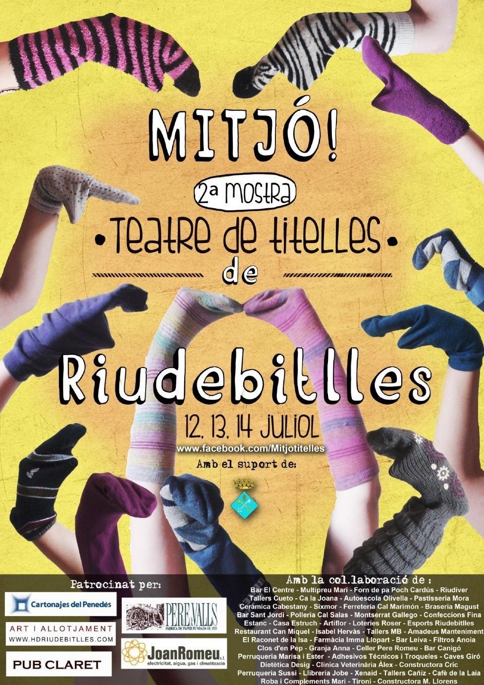 Cartell - Mitjó - SAnt Pere de Riudebitlles - Juliol 2013