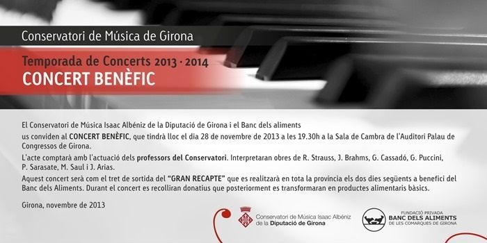 gran recapte - concert benèfic auditori Girona