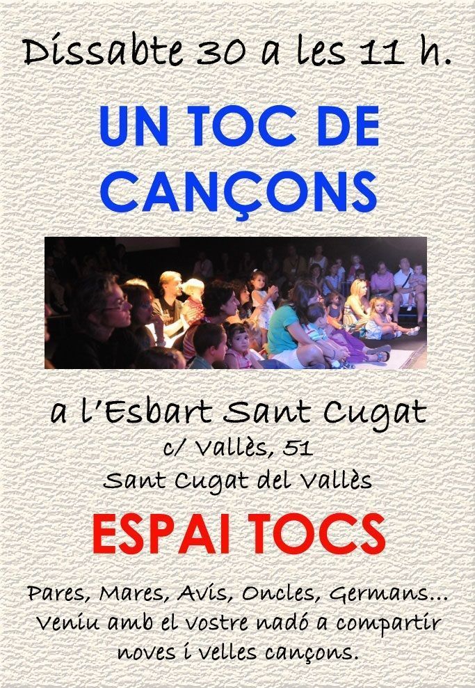 un toc de cançons_EsbartSantCugat