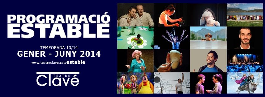 Programació estable gener - junys 2014 al Teare Clavé