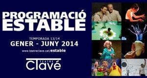 Programació estable gener - junys 2014 al Teare Clavé
