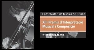 XIII Premis d’Interpretació Musical i Composició del Conservatoride Música de Girona