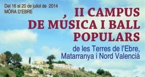 II Campus de Música i Ball Populars de les Terres de l'Ebre, Matarranya i Nord Valencià
