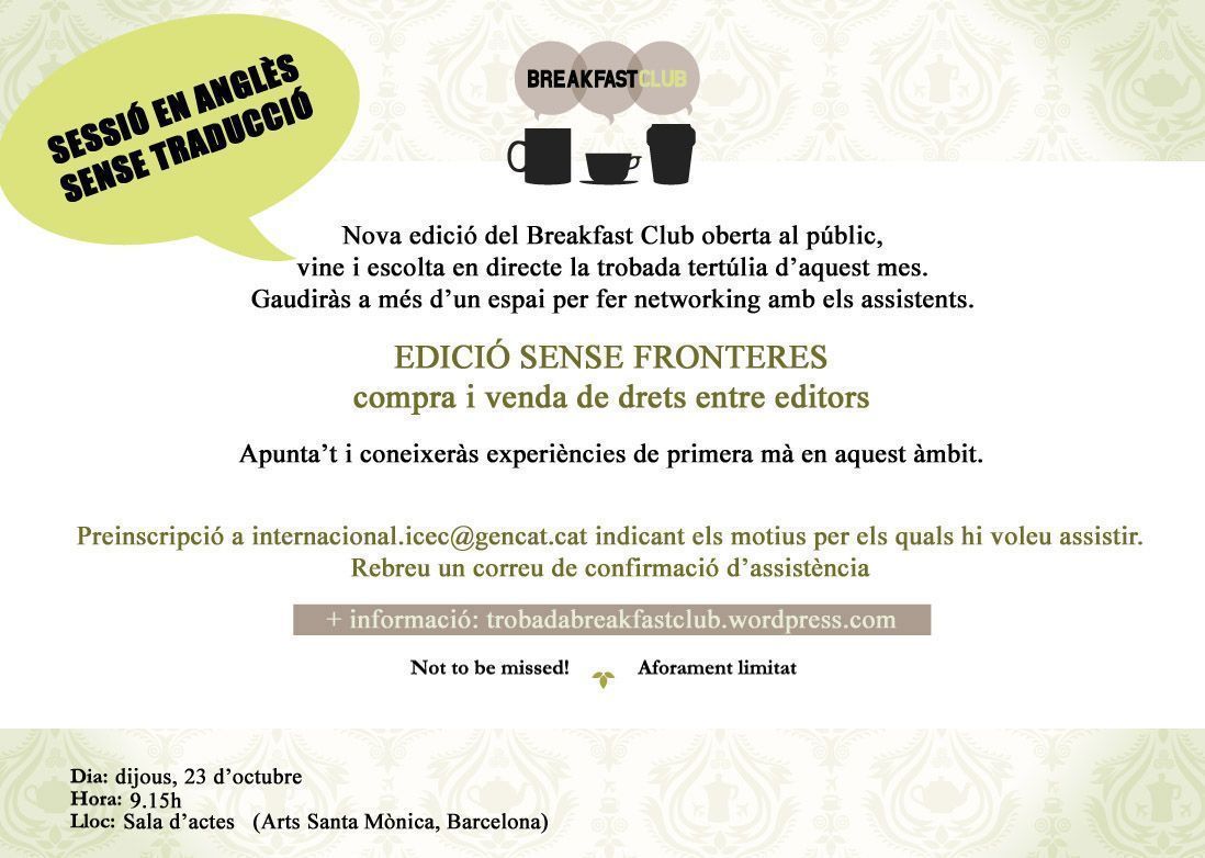 Breakfast Club - 23 octubre2014