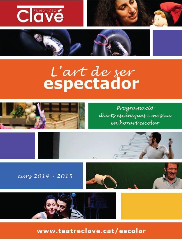 L'art de ser espectador - Teatre Clavé - Tordera, escolars-2014-15