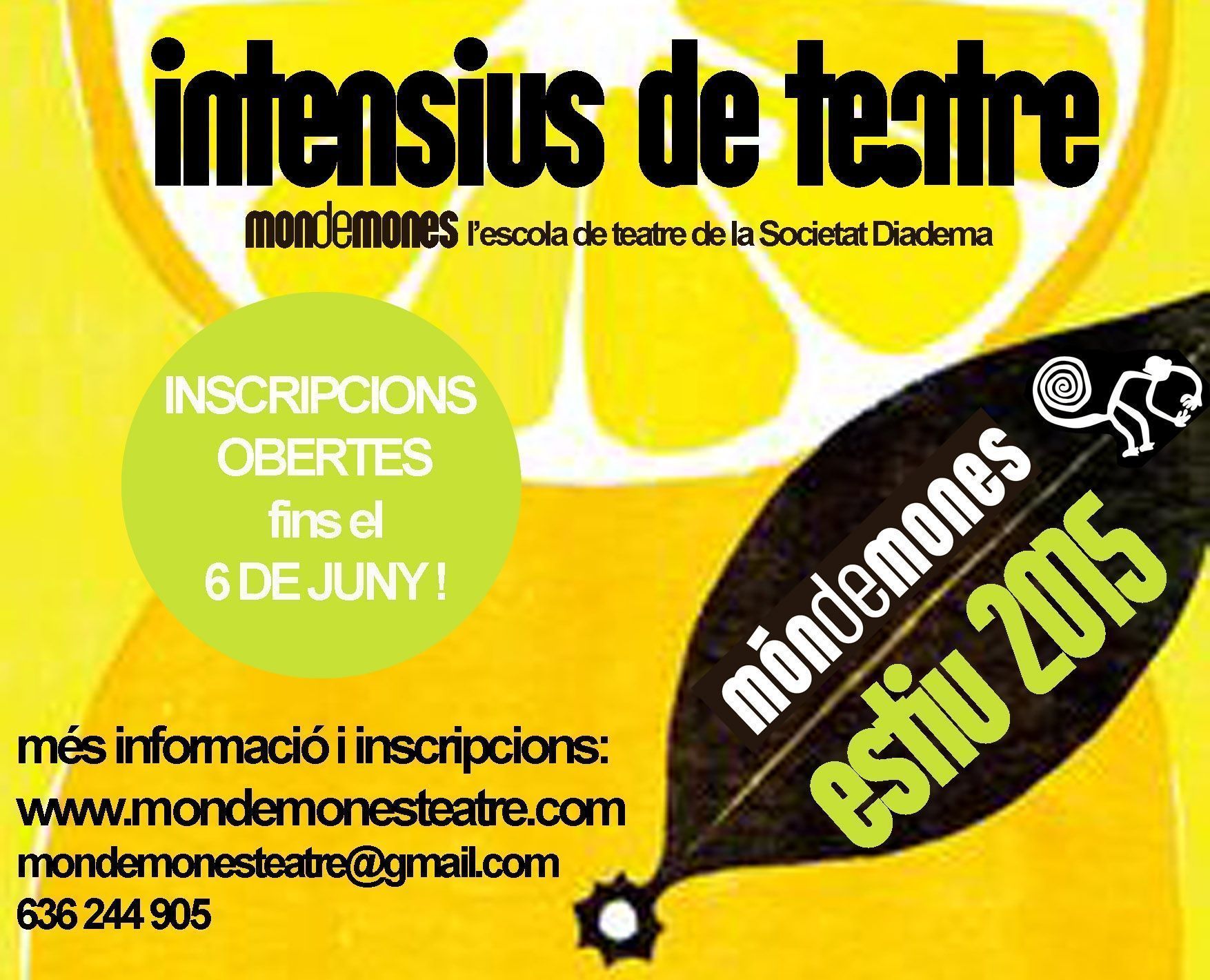 Tallers de teatre, estiu 2015 - Món de mones